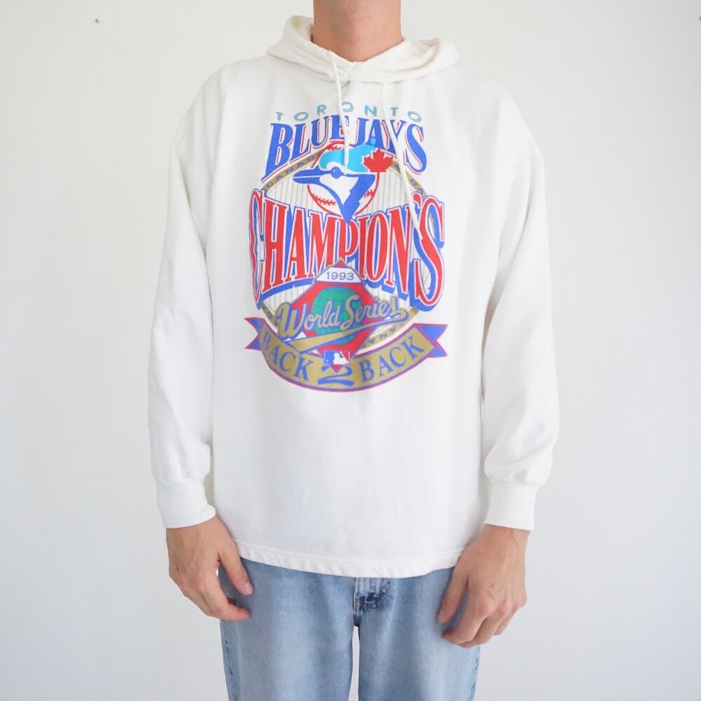 White Toronto Blue Jays Champions Hoodie
